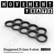 Load image into Gallery viewer, 25mm Movement Trays for Tabletop Games | Waargaming | Full Range - ModelBricks