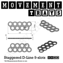 Load image into Gallery viewer, 25mm Movement Trays for Tabletop Games | Waargaming | Full Range - ModelBricks
