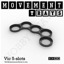Load image into Gallery viewer, 25mm Movement Trays for Tabletop Games | Waargaming | Full Range - ModelBricks