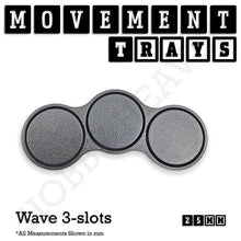 Load image into Gallery viewer, 25mm Movement Trays for Tabletop Games | Waargaming | Full Range - ModelBricks