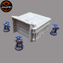 Load image into Gallery viewer, Production Building #1- 28mm Wargaming Scatter Terrain Scenery Tabletop Miniature - ModelBricks