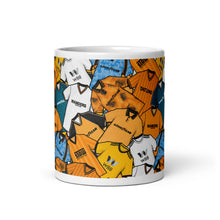 Load image into Gallery viewer, Wolverhampton Retro Shirts Collage Ceramic Football Mug