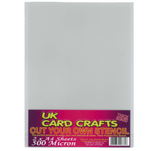 Load image into Gallery viewer, Cut Your Own Stencil – 2 x A4 Frosted Plastic Stencil Boards (0.5mm Thick) - ModelBricks
