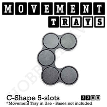 Load image into Gallery viewer, 32mm Movement Trays for Tabletop Games | Compatible with Popular Miniatures | Full Range - ModelBricks