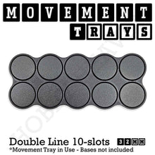 Load image into Gallery viewer, 32mm Movement Trays for Tabletop Games | Compatible with Popular Miniatures | Full Range - ModelBricks