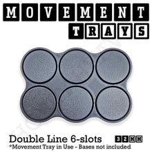 Load image into Gallery viewer, 32mm Movement Trays for Tabletop Games | Compatible with Popular Miniatures | Full Range - ModelBricks