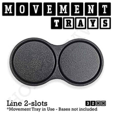 Load image into Gallery viewer, 32mm Movement Trays for Tabletop Games | Compatible with Popular Miniatures | Full Range - ModelBricks