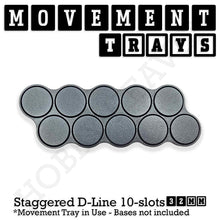 Load image into Gallery viewer, 32mm Movement Trays for Tabletop Games | Compatible with Popular Miniatures | Full Range - ModelBricks