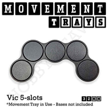 Load image into Gallery viewer, 32mm Movement Trays for Tabletop Games | Compatible with Popular Miniatures | Full Range - ModelBricks