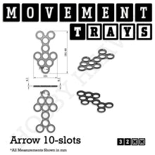 Load image into Gallery viewer, 32mm Movement Trays for Tabletop Games | Compatible with Popular Miniatures | Full Range - ModelBricks