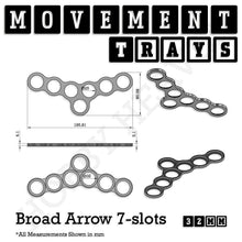 Load image into Gallery viewer, 32mm Movement Trays for Tabletop Games | Compatible with Popular Miniatures | Full Range - ModelBricks