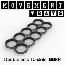 Load image into Gallery viewer, 32mm Movement Trays for Tabletop Games | Compatible with Popular Miniatures | Full Range - ModelBricks