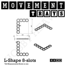 Load image into Gallery viewer, 32mm Movement Trays for Tabletop Games | Compatible with Popular Miniatures | Full Range - ModelBricks