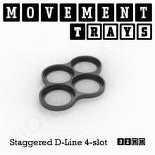 Load image into Gallery viewer, 32mm Movement Trays for Tabletop Games | Compatible with Popular Miniatures | Full Range - ModelBricks