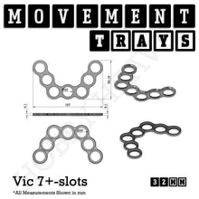 Load image into Gallery viewer, 32mm Movement Trays for Tabletop Games | Compatible with Popular Miniatures | Full Range - ModelBricks