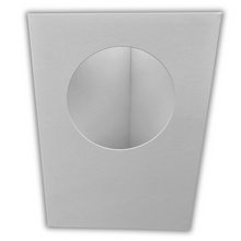 Load image into Gallery viewer, 10 Pack A6 White Top Circle Aperture Card Blanks & Envelopes, Tri-Fold - 300gsm - ModelBricks