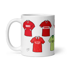 Load image into Gallery viewer, Bristol City Retro Shirts Ceramic Football Mug - ModelBricks