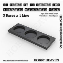 Load image into Gallery viewer, Round to Square Movement Trays Adapters for Tabletop Games - ModelBricks
