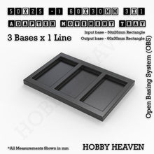 Load image into Gallery viewer, Square and Rectangle Movement Trays Adapters for Tabletop Games - ModelBricks
