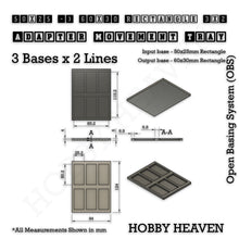 Load image into Gallery viewer, Square and Rectangle Movement Trays Adapters for Tabletop Games - ModelBricks