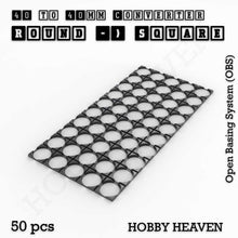 Load image into Gallery viewer, Round to Square Bases Shape and Size Converters 3d Print Full Range - ModelBricks