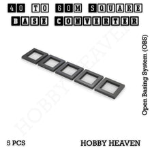 Load image into Gallery viewer, Square to Square Bases Size Converters 3d Print Full Range - ModelBricks