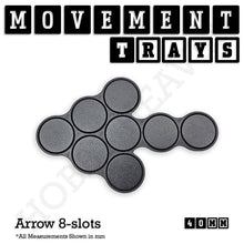 Load image into Gallery viewer, 40mm Movement Trays for 28mm Miniatures | Tabletop Wargames Compatible | Full Range - ModelBricks