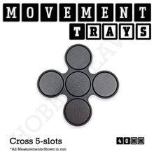 Load image into Gallery viewer, 40mm Movement Trays for 28mm Miniatures | Tabletop Wargames Compatible | Full Range - ModelBricks