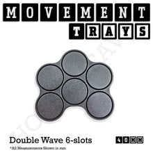 Load image into Gallery viewer, 40mm Movement Trays for 28mm Miniatures | Tabletop Wargames Compatible | Full Range - ModelBricks
