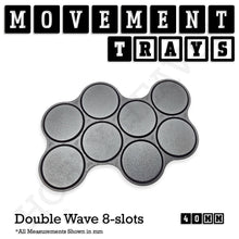 Load image into Gallery viewer, 40mm Movement Trays for 28mm Miniatures | Tabletop Wargames Compatible | Full Range - ModelBricks