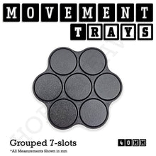 Load image into Gallery viewer, 40mm Movement Trays for 28mm Miniatures | Tabletop Wargames Compatible | Full Range - ModelBricks