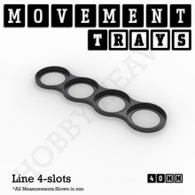 Load image into Gallery viewer, 40mm Movement Trays for 28mm Miniatures | Tabletop Wargames Compatible | Full Range - ModelBricks