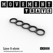 Load image into Gallery viewer, 40mm Movement Trays for 28mm Miniatures | Tabletop Wargames Compatible | Full Range - ModelBricks