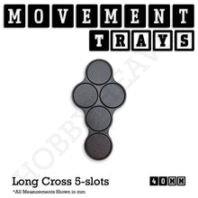 Load image into Gallery viewer, 40mm Movement Trays for 28mm Miniatures | Tabletop Wargames Compatible | Full Range - ModelBricks