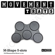 Load image into Gallery viewer, 40mm Movement Trays for 28mm Miniatures | Tabletop Wargames Compatible | Full Range - ModelBricks