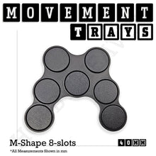 Load image into Gallery viewer, 40mm Movement Trays for 28mm Miniatures | Tabletop Wargames Compatible | Full Range - ModelBricks