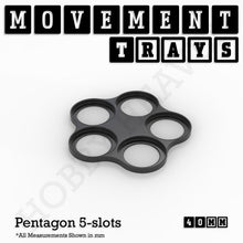 Load image into Gallery viewer, 40mm Movement Trays for 28mm Miniatures | Tabletop Wargames Compatible | Full Range - ModelBricks