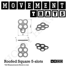 Load image into Gallery viewer, 40mm Movement Trays for 28mm Miniatures | Tabletop Wargames Compatible | Full Range - ModelBricks
