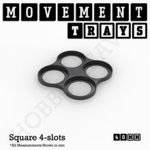 Load image into Gallery viewer, 40mm Movement Trays for 28mm Miniatures | Tabletop Wargames Compatible | Full Range - ModelBricks