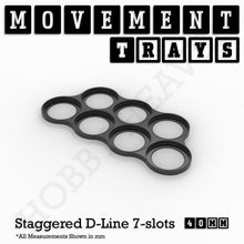 Load image into Gallery viewer, 40mm Movement Trays for 28mm Miniatures | Tabletop Wargames Compatible | Full Range - ModelBricks