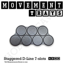 Load image into Gallery viewer, 40mm Movement Trays for 28mm Miniatures | Tabletop Wargames Compatible | Full Range - ModelBricks