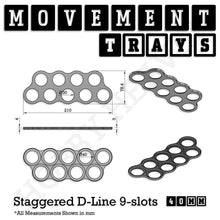 Load image into Gallery viewer, 40mm Movement Trays for 28mm Miniatures | Tabletop Wargames Compatible | Full Range - ModelBricks