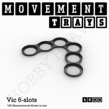 Load image into Gallery viewer, 40mm Movement Trays for 28mm Miniatures | Tabletop Wargames Compatible | Full Range - ModelBricks