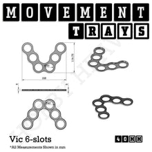 Load image into Gallery viewer, 40mm Movement Trays for 28mm Miniatures | Tabletop Wargames Compatible | Full Range - ModelBricks