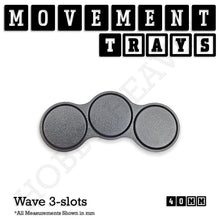 Load image into Gallery viewer, 40mm Movement Trays for 28mm Miniatures | Tabletop Wargames Compatible | Full Range - ModelBricks