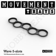 Load image into Gallery viewer, 40mm Movement Trays for 28mm Miniatures | Tabletop Wargames Compatible | Full Range - ModelBricks