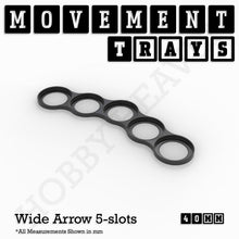 Load image into Gallery viewer, 40mm Movement Trays for 28mm Miniatures | Tabletop Wargames Compatible | Full Range - ModelBricks