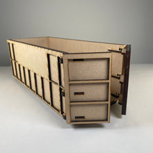 Load image into Gallery viewer, Roll-on / Roll-off Skip (RORO) - Pre-Built Model By Curious Rabbit ® - ModelBricks