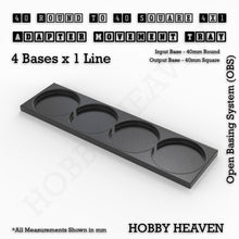 Load image into Gallery viewer, Round to Square Movement Trays Adapters for Tabletop Games - ModelBricks
