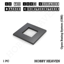 Load image into Gallery viewer, Square to Square Bases Size Converters 3d Print Full Range - ModelBricks